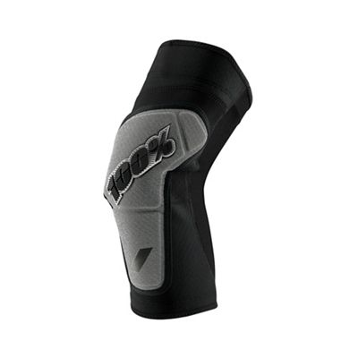 Genouillères 100 % RideCamp  - Noir-Gris - XL, Noir-Gris