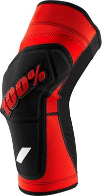 100% RideCamp Knee Guard  - Red-Black, Red-Black