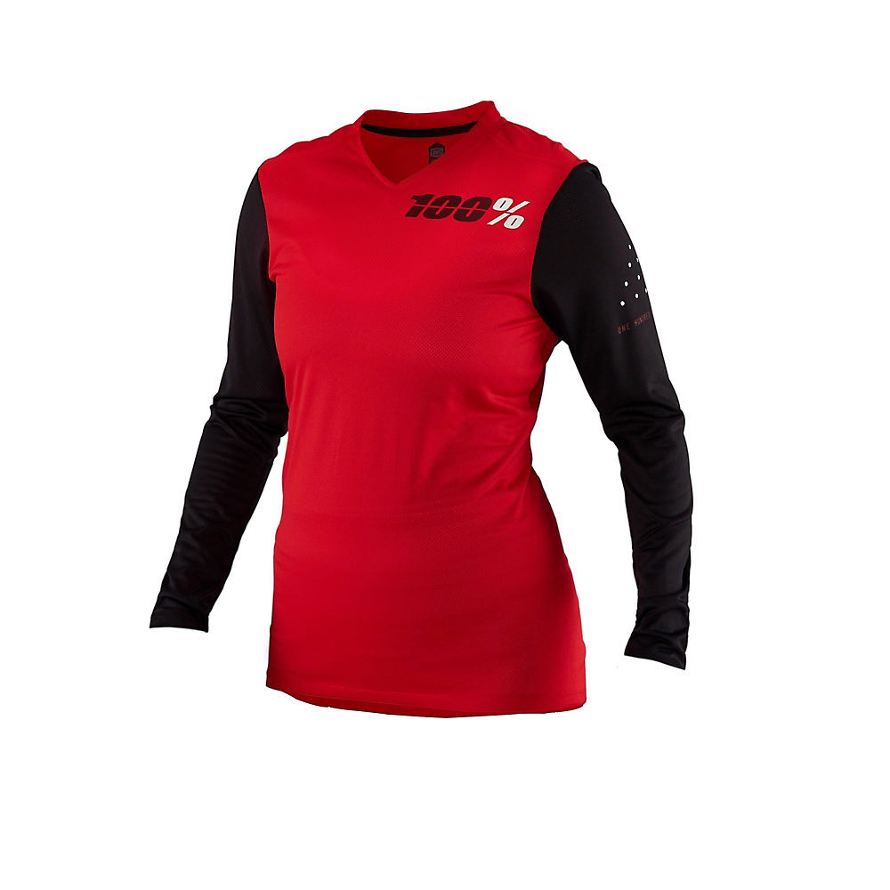 Maillot Femme RideCamp 100 % (manches longues) - Rouge