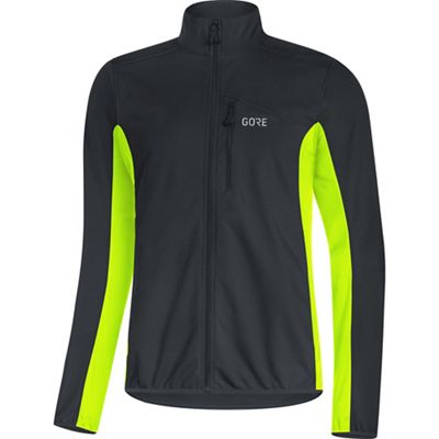 Gore Wear C3 GWS Classic Thermo Jacket - Noir/Neon Yellow