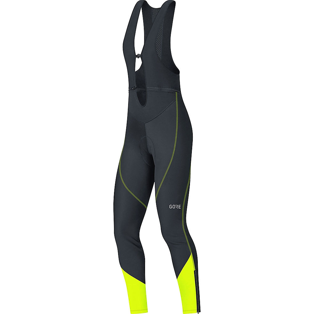 Gore Wear Women's C3 GWS Bib Tights+ - Noir/Neon Yellow - XS