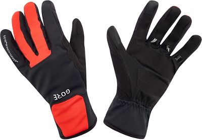 Gore Wear M GWS Thermo Gloves  - Nero/Rosso - XL, Nero/Rosso