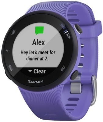 Garmin Forerunner 45-45S GPS Running Watch - Iris - Black - Small}, Iris - Black