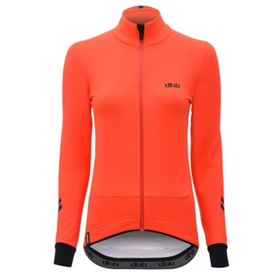 dhb Aeron Deep Winter Womens Softshell  - Orange - UK 8, Orange