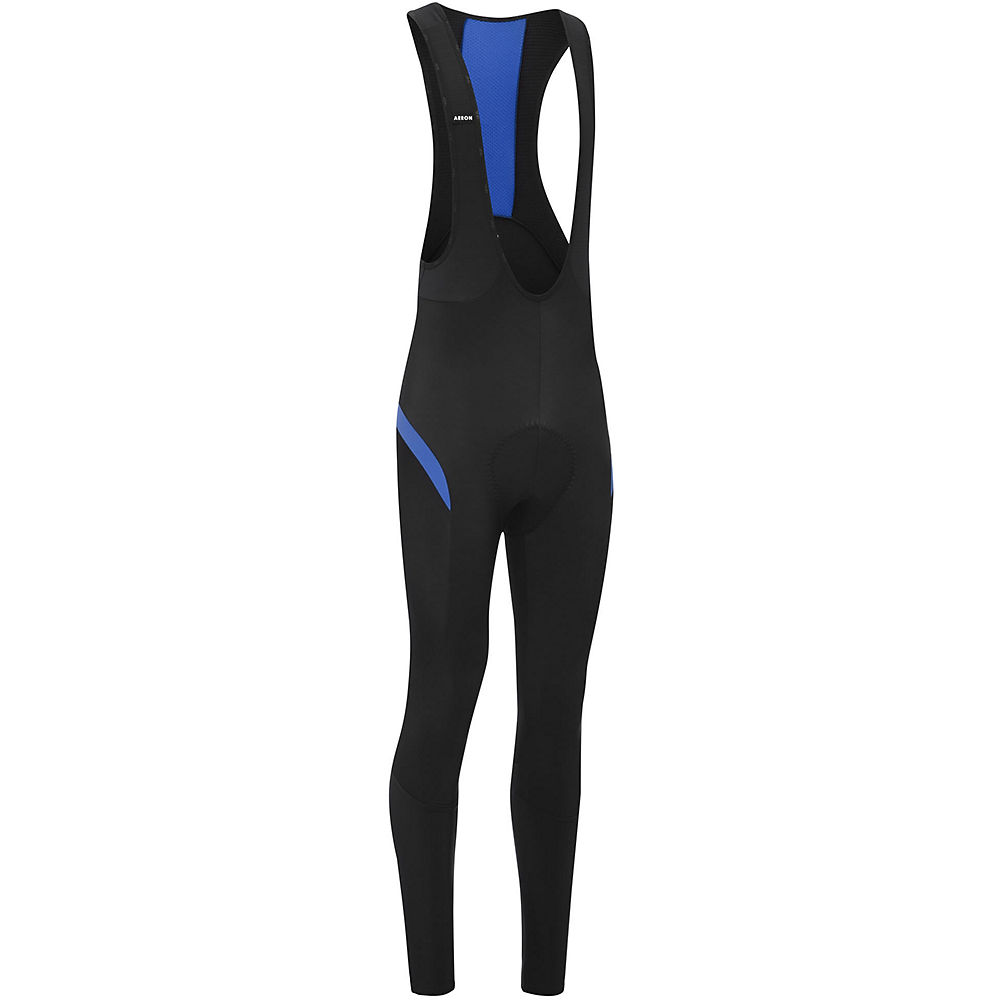 Cuissard long à bretelles dhb Aeron FLT Roubaix - Noir/Bleu - XXL, Noir/Bleu