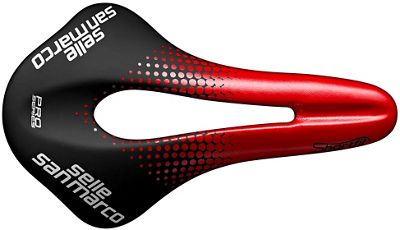 Selle San Marco Shortfit Pro Series Saddle - Rouge-Noir