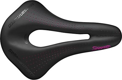 Selle San Marco Shortfit Supercomfort Racing Saddle - Noir/Rose