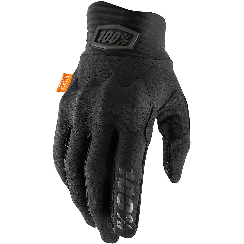 Gants 100 % Cognito D30 - Noir/Charcoal - XXL, Noir/Charcoal