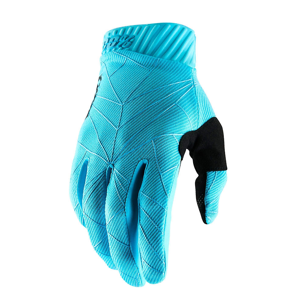 Gants 100 % RideFit - Ice Blue/Noir - XL