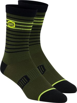 100% Advocate Performance Socks  - Fatigue - S/M, Fatigue