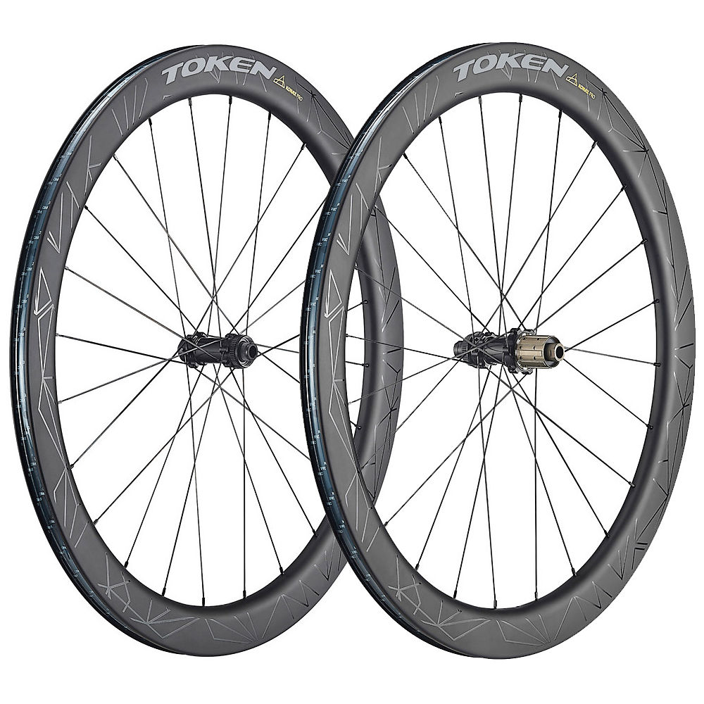 Token Konax Pro 52mm All-Road Wheelset - Noir - Shimano, Noir