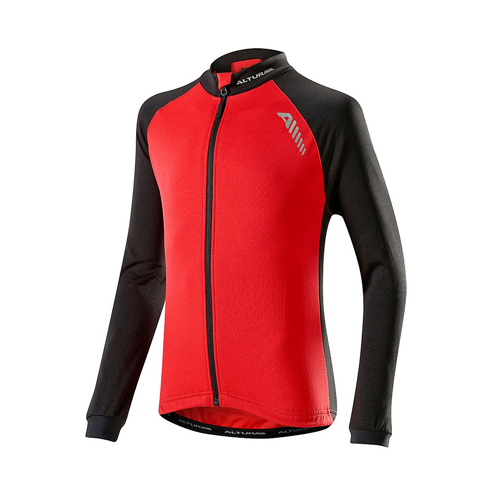 Altura Kids Sprint Long Sleeve Jersey - Framboise - 5-6 years