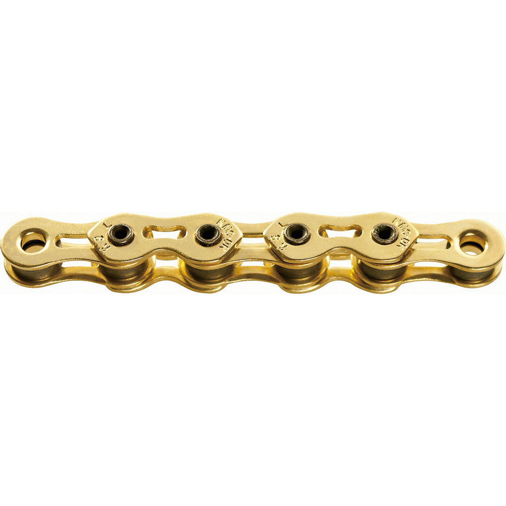 KMC K710-SL Single Speed BMX Bike Chain - Gold, Gold