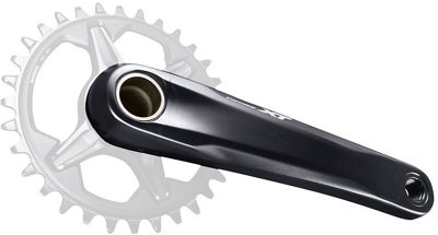 Shimano XT M8100 MTB Crankset - Black, Black