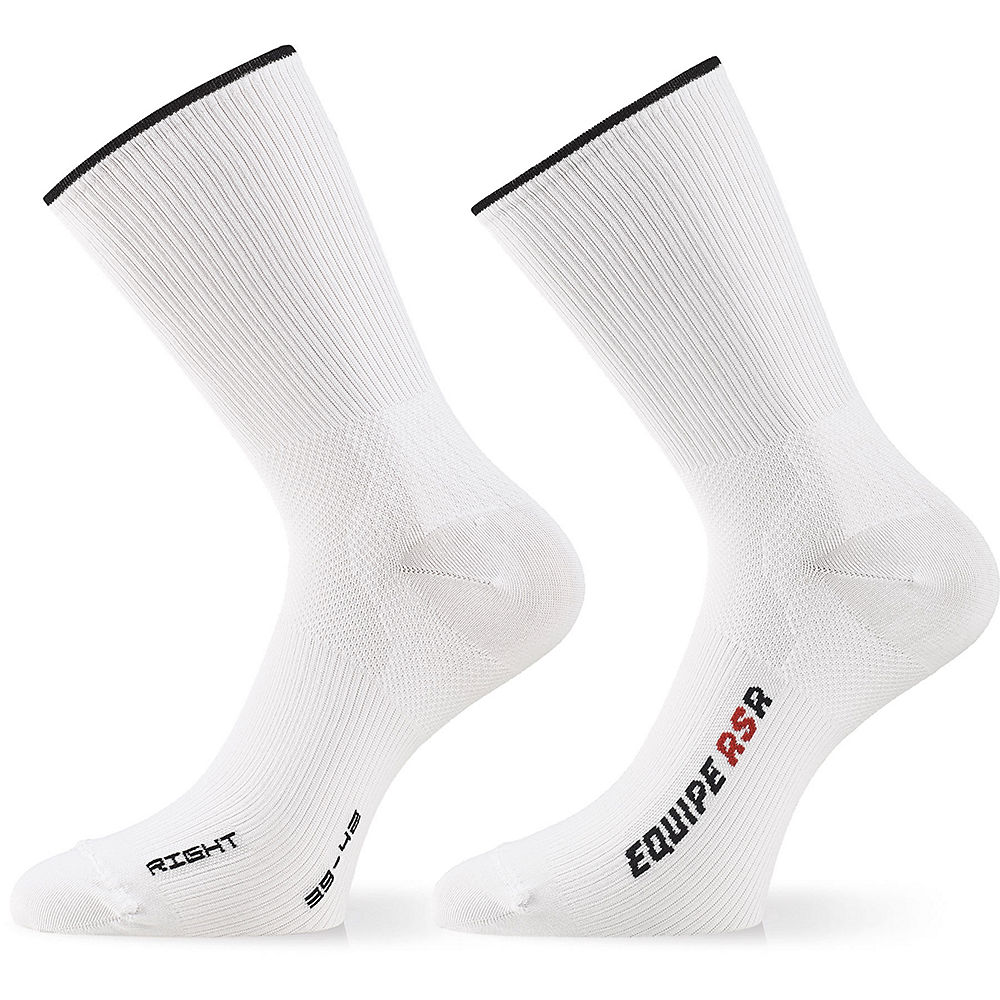 Assos RSR Socks - Holy White - S/M}, Holy White
