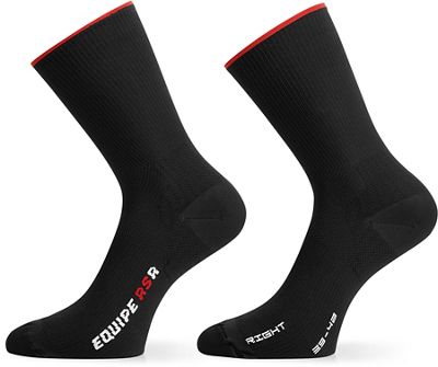 Assos RSR Socks - Rouge national - S/M