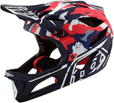 Casque Troy Lee Designs Stage Tactical (MIPS, exclusivité) 2019 - Rouge/Blanc/Bleu - XL/XXL