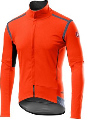 Castelli Perfetto ROS Convertible Jacket - Orange, Orange
