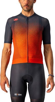 Castelli Insider Jersey - FIERY RED-SAVILE BLUE - XS}, FIERY RED-SAVILE BLUE