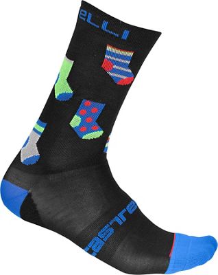 Castelli Pazzo 18 Socks - Noir - S/M