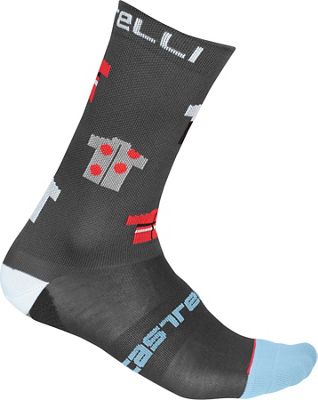 Castelli Pazzo 18 Socks - Gris foncé - S/M