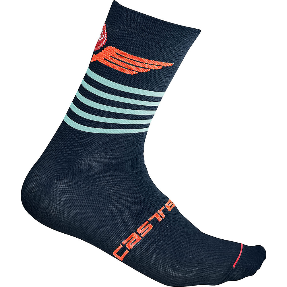 Castelli Lancio 15 Socks - Bleu robe - S/M
