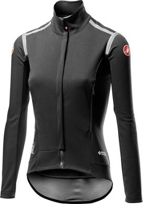 Castelli Women's Perfetto ROS Long Sleeve Jacket - Light Black - XS}, Light Black