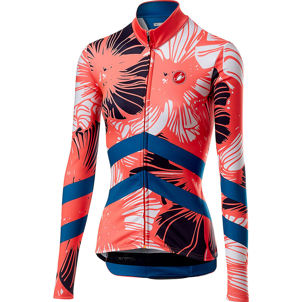 Maillot Femme Castelli Fresca (manches longues) - Brilliant Pink