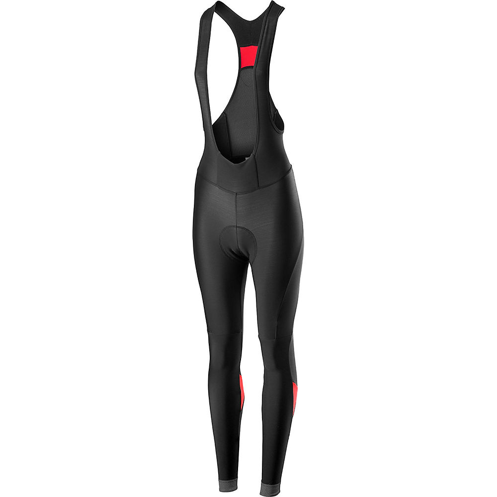 Castelli Women's Velocissima Bibtight - Noir/Rouge - XS