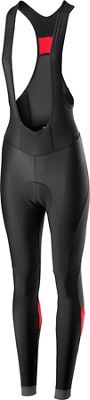 Castelli Women's Velocissima Bibtight - Black-Fiery Red - XS, Black-Fiery Red