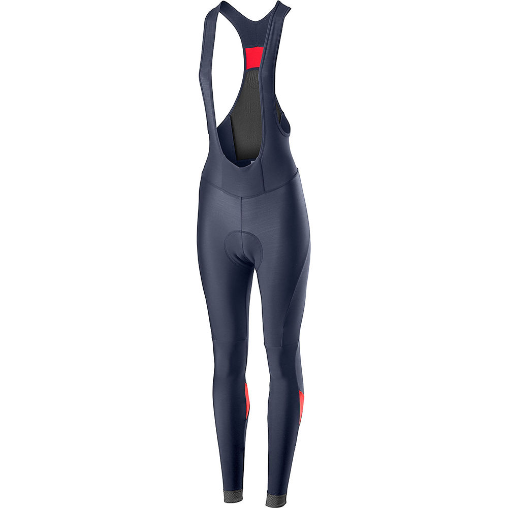 Castelli Women's Velocissima Bibtight - Dark Steel Blue/Brilliant Pink