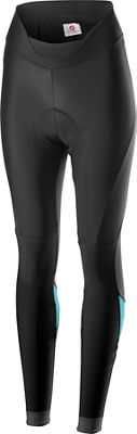 Castelli Women's Velocissima Tight - Black-Celeste - XS, Black-Celeste
