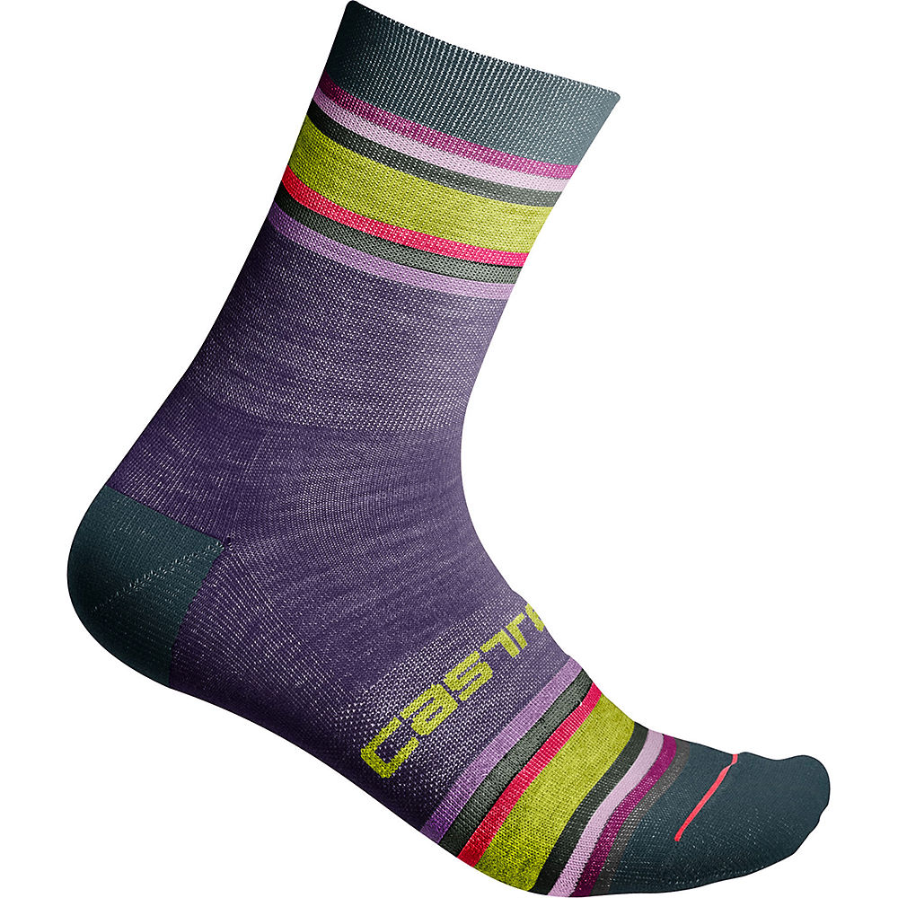 Castelli Women's Striscia 13 Socks - Violet - L/XL/XXL