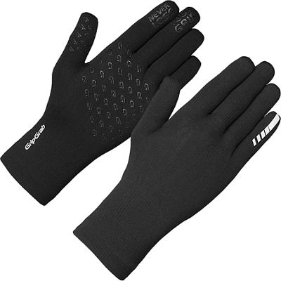 GripGrab Waterproof Knitted Thermal Glove - Black - XS/S, Black