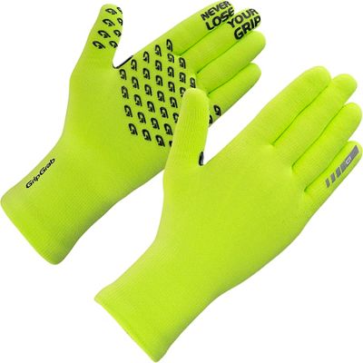 GripGrab Waterproof Knitted Thermal Glove - Hi Viz - XL/XXL}, Hi Viz