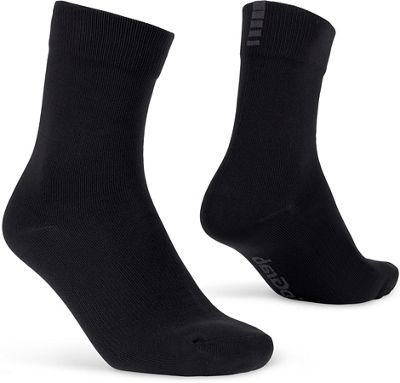 GripGrab Lightweight Waterproof Sock - Black - S}, Black