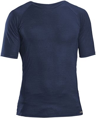 GripGrab Merino Polyfibre Short Sleeve Base Layer - Marine - XXL