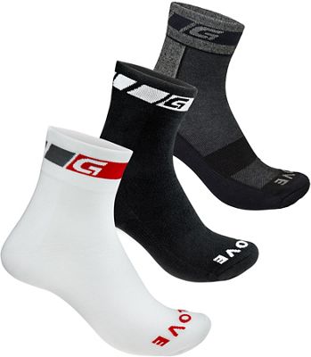GripGrab All-season Socks 3PACK - Black - L}, Black