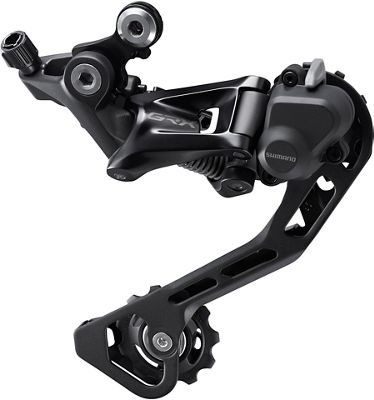 Shimano GRX 400 10 Speed Rear Derailleur - Black, Black