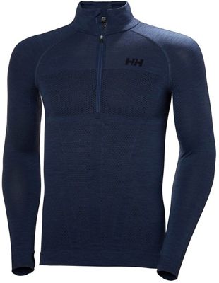 Helly Hansen H1 Pro Lifa Seamless 1-2 Zip - 603 NORTH SEA BLUE - XXL