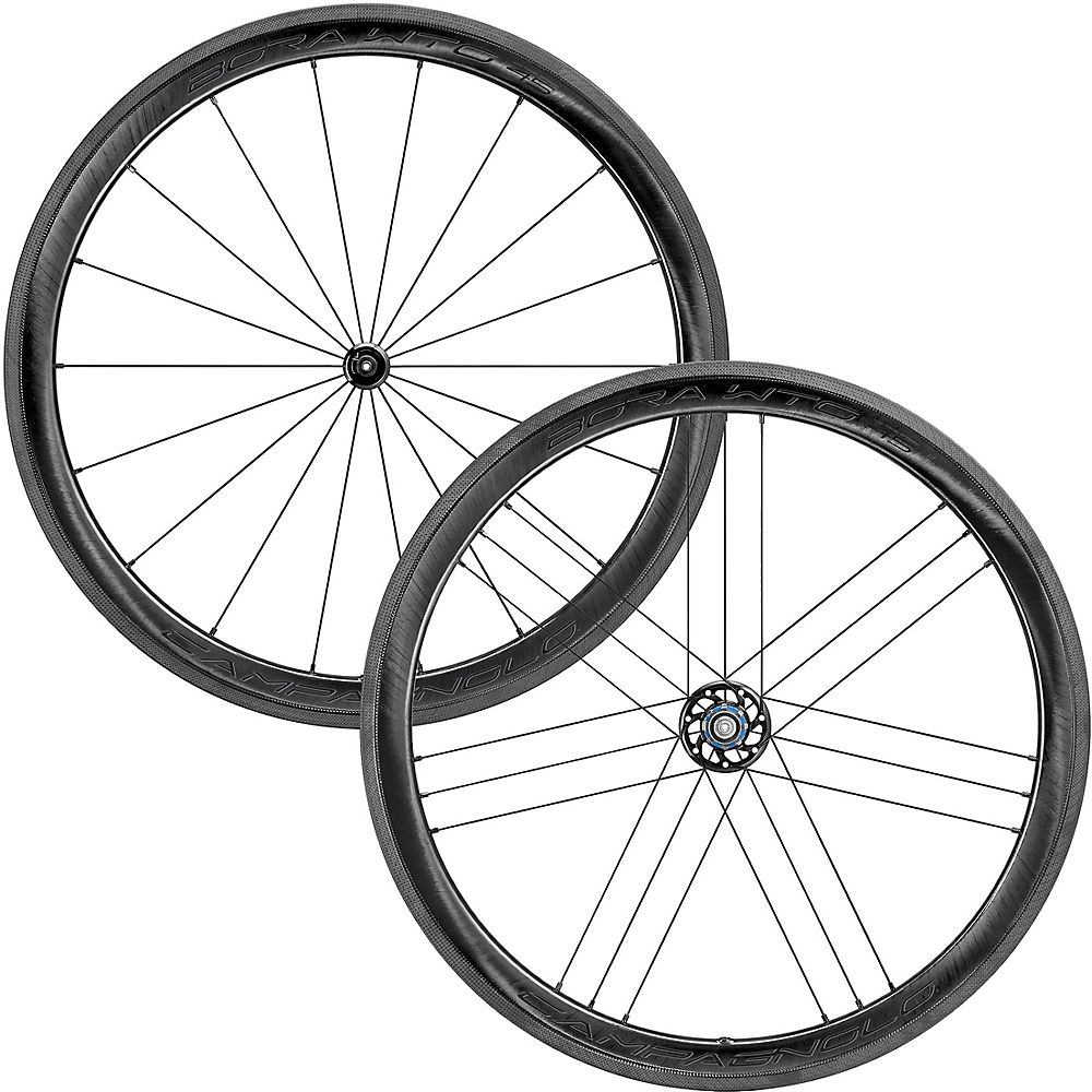 Paire de roues Campagnolo Bora WTO 45 2020 - Dark Label - Shimano, Dark Label