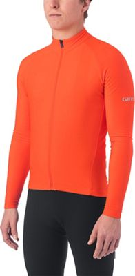 Giro Chrono Ls Thermal Jersey - Vermillion