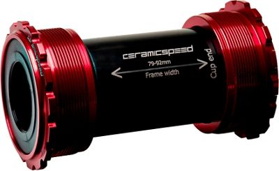 CeramicSpeed T45 SRAM DUB Bottom Bracket - Red - T45 Threadfit - SRAM DUB, Red
