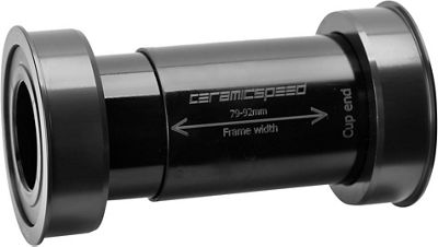 CeramicSpeed EVO386 Shimano Bottom Bracket - Black - 86.5 x 46mm BB386 - 24mm Spindle, Black