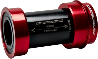 CeramicSpeed BBright SRAM DUB Bottom Bracket - Rouge - 79 x 46mm - BB Right, Rouge