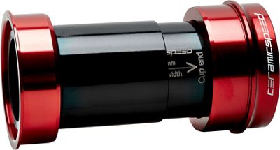 CeramicSpeed PF30a SRAM DUB Bottom Bracket - Red - 73 x 46mm - PF30a - SRAM DUB, Red