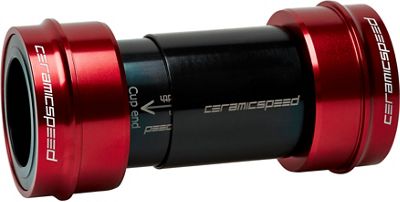 CeramicSpeed PF46 SRAM DUB Bottom Bracket - Red - 68 x 46mm - PF30 - SRAM DUB, Red