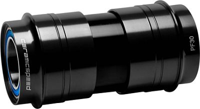 CeramicSpeed PF30 Shimano Road Bottom Bracket - Black - 68 x 46mm - PF30 - 24mm Spindle, Black
