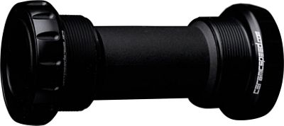 CeramicSpeed Italian Shimano Road Bottom Bracket - Black - 70mm - Italian Thread - 24mm Spindle, Black