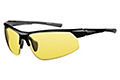 Ryders Eyewear Saber Poly Black-Yellow Lens Sunglasses 2019